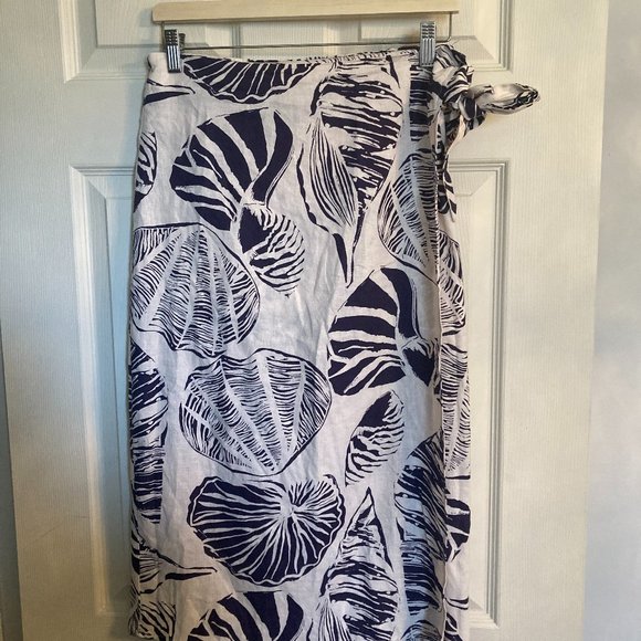 Nicole Miller Linen Wrap Dress - NWT - Picture 1 of 15